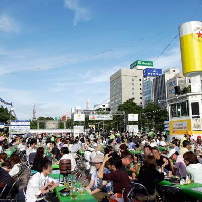 삿포로 맥주 축제 풍경